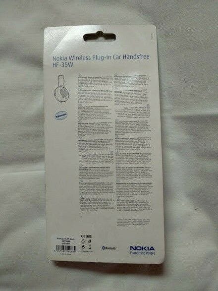 Manos Libres Nokia original HF 35W BLUETOOD NUEVO Y CON BLISTER - Imagen 3