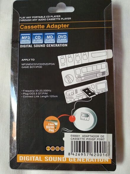 CINTA AUDIO PARA EL COCHE CASSETTE,IPHONE,IPOD,MP3 NUEVO - Imagen 3