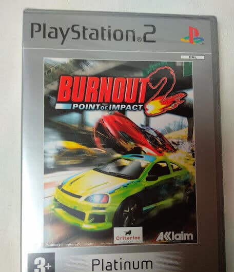 Burnout 2:Point of Impact para PS2 Nuevo y precintado Pal  Platinum