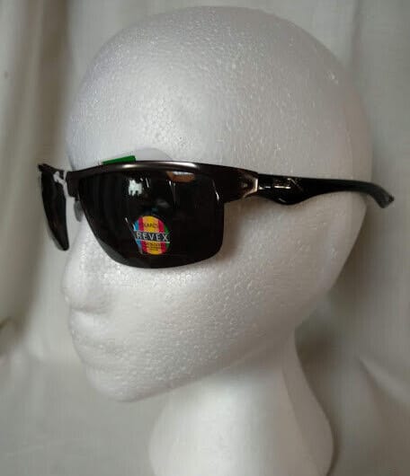 Gafas polarizadas  caballero 12 negras combinada metal y plástico (125)