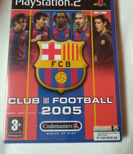 FC BARCELONA CLUB FOOTBALL 2005  PLAYSTATION 2 NUEVO Y PRECINTADO PAL