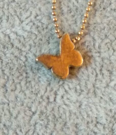 Collar mariposa gargantilla mujer  Plata  chapada 24k Nuevos (106)