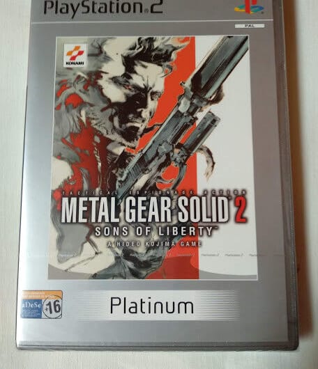 METAL GEAR SOLID 2 SONS OF LIBERTY PLAYSTATION 2 NUEVO Y PRECINTADO PAL