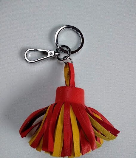 Llavero borla colores bandera de España  Nuevo (102)