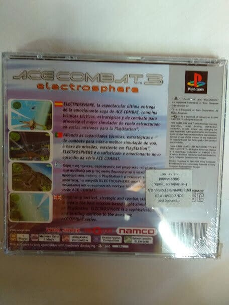 ACECOMBAT 3 ELECTROSPHERE Playstation 1 Nuevo y precintado Pal - Imagen 3