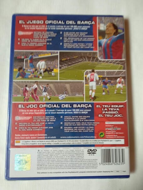 FC BARCELONA CLUB FOOTBALL 2005  PLAYSTATION 2 NUEVO Y PRECINTADO PAL - Imagen 3