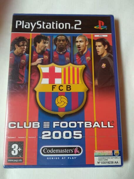 FC BARCELONA CLUB FOOTBALL 2005  PLAYSTATION 2 NUEVO Y PRECINTADO PAL