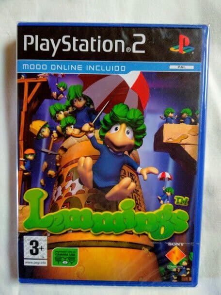Lemmings  para playstation 2 Nuevo y precintado Pal