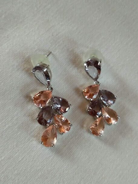 Pendientes mujer fantasía cristal cierre de presión Nuevos (106)