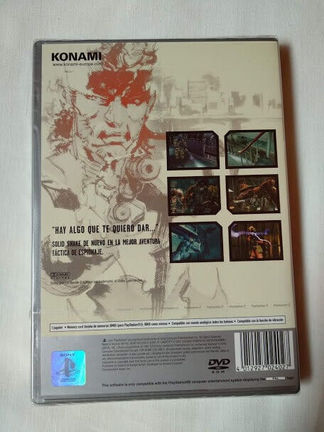 METAL GEAR SOLID 2 SONS OF LIBERTY PLAYSTATION 2 NUEVO Y PRECINTADO PAL - Imagen 3