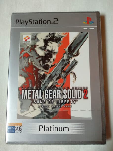 METAL GEAR SOLID 2 SONS OF LIBERTY PLAYSTATION 2 NUEVO Y PRECINTADO PAL