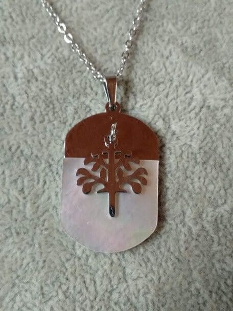 Collar gargantilla y pendientes  acero antialergico con colgante  Nuevos (106) - Imagen 3