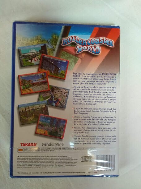 ROLLERCOASTER WORLD  para playstation 2 Nuevo y precintado Pal - Imagen 3
