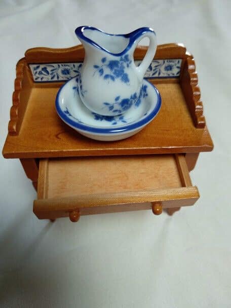 Casas de muñecas aparador madera con elementos loza Nuevo (96) - Imagen 6