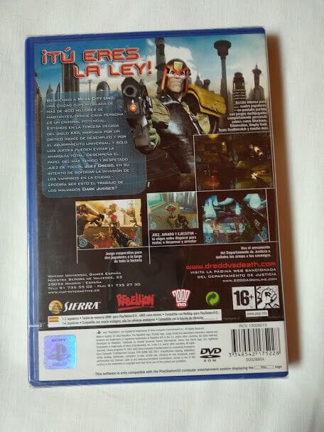 JUDGE DREDD DREDD VS DEATH PLAYSTATION 2 NUEVO Y PRECINTADO PAL - Imagen 3