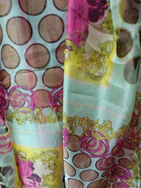 Fular seda estampado (135) - Imagen 3