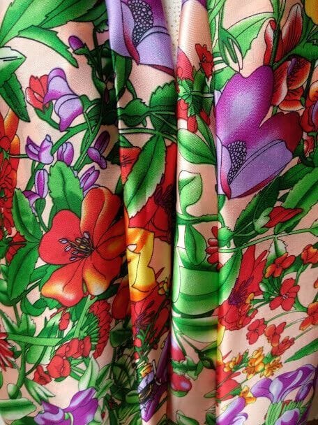 Fular con estampado floral 30% seda (134) - Imagen 3