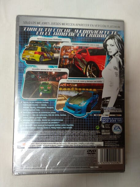 Need for Speed Underground  para PS2 Nuevo y precintado Pal  Platinum - Imagen 3