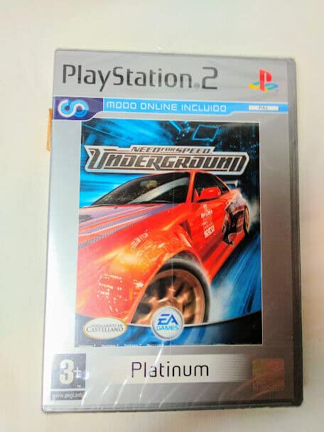 Need for Speed Underground  para PS2 Nuevo y precintado Pal  Platinum
