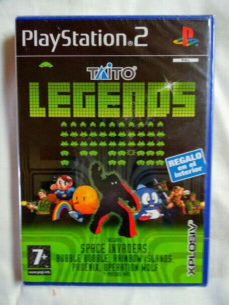 Taito Legends para playstation 2 Nuevo y precintado Pal