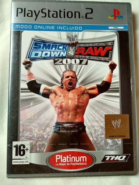 SmackDown vs. RAW 2007 para playstation 2 Nuevo y precintado Pal