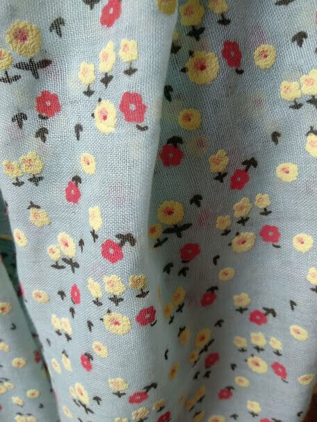 Fular estampado muy colorido algodon (135) - Imagen 3