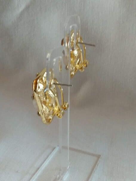 Pendientes mujer bisutería piedras cierre omega Nuevos (106) - Imagen 6