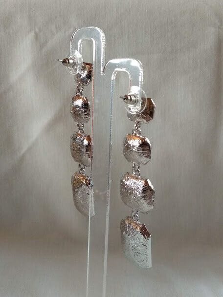 Pendientes mujer fantasía largos cristal cierre de presión Nuevos (106) - Imagen 6