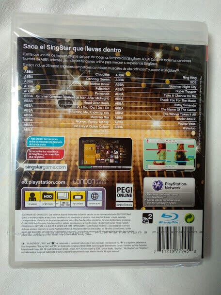 Singstar ABBA para PlayStation 3 Nuevo y precintado PAL - Imagen 3