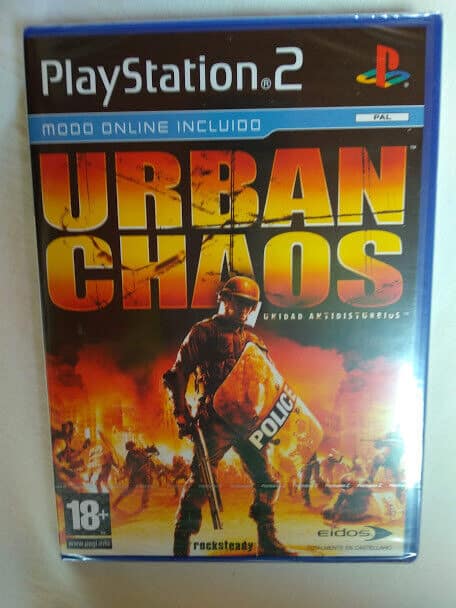 URBAN CHAOS UNIDAD ANTIDISTURBIOS para playstation 2 Nuevo y precintado Pal