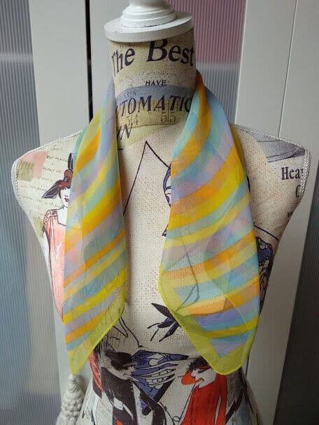 Pañuelo cuello mujer seda pequeño  diferentes colores (135) - Imagen 3