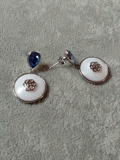 Pendientes mujer fantasía cierre de presión 2 colores Nuevos (106) - Imagen 7