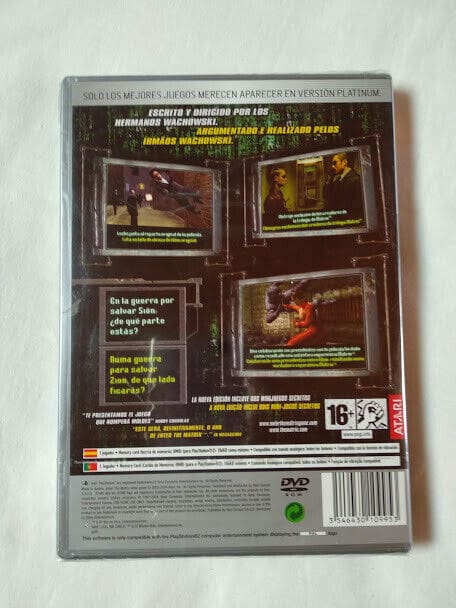 Enter the matrix para playstation 2 Nuevo y precintado Pal edición platinum - Imagen 3