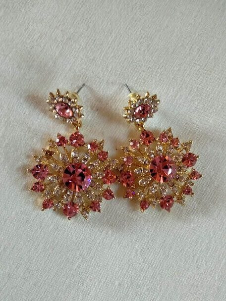 Pendientes mujer fantasía cristal cierre de presión Nuevos (106) - Imagen 11