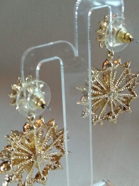 Pendientes mujer fantasía cristal cierre de presión Nuevos (106) - Imagen 10