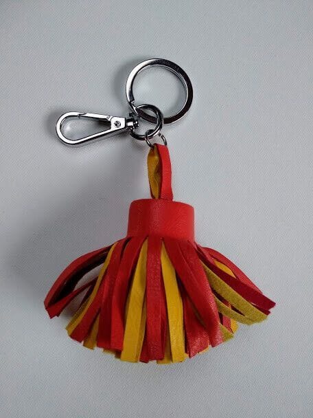 Llavero borla colores bandera de España  Nuevo (102)