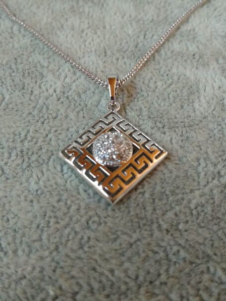 Pendientes y gargantilla  bisuteria presión Nuevos (106) - Imagen 3