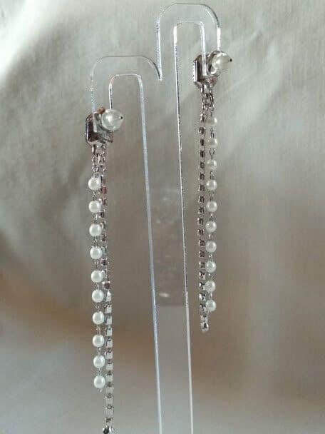 Pendientes mujer largos cierre de presión Nuevos (106) - Imagen 5