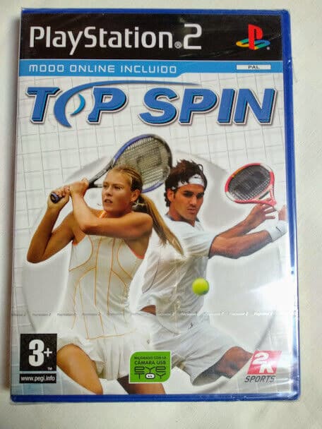 Top Spin para playstation 2 Nuevo y precintado Pal