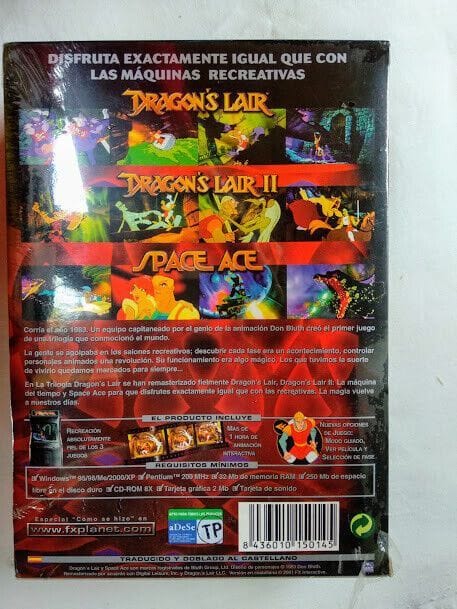 La Trilogia Dragons Lair edicion especial coleccionista PC Nuevo y precintado - Imagen 3