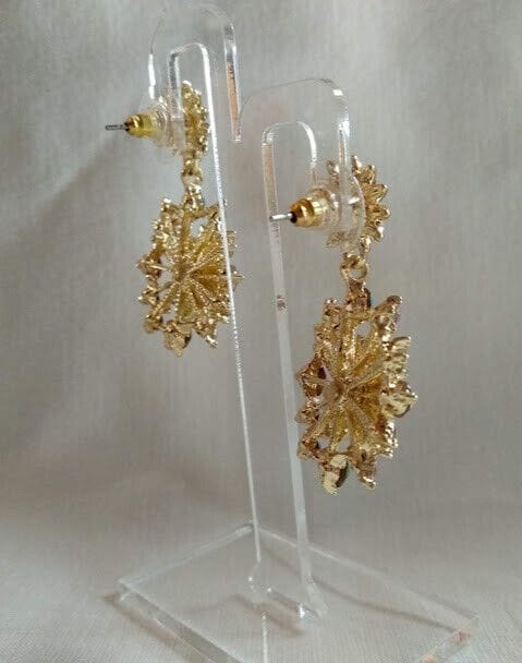 Pendientes mujer fantasía cristal cierre de presión Nuevos (106) - Imagen 6