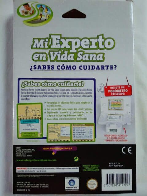 Mi Experto en Vida Sana para Nintendo DS CON PODOMETRO Nuevo y precintado Pal - Imagen 3