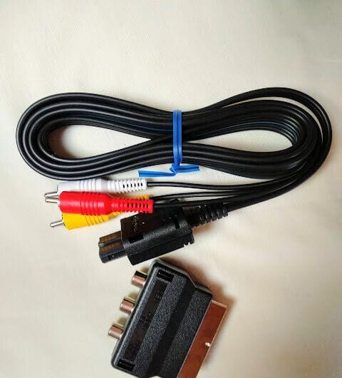 Cable audiovideo y euro ORIGINAL NINTENDO para gamecube Nuevo  a estrenar