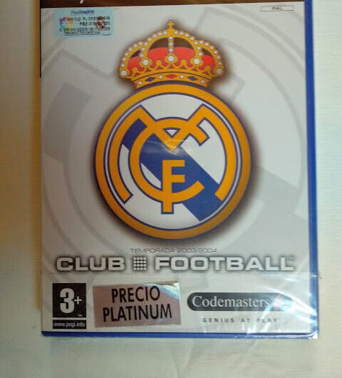 Real Madrid Club Football para playstation 2 Nuevo y precintado Pal