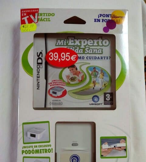 Mi Experto en Vida Sana para Nintendo DS CON PODOMETRO Nuevo y precintado Pal