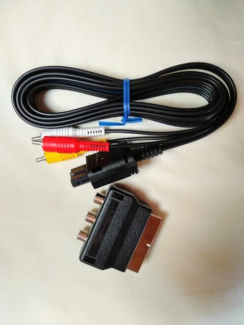 Cable audiovideo y euro ORIGINAL NINTENDO para gamecube Nuevo  a estrenar