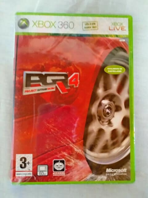 PGR 4 para XBOX 360 Nuevo y precintado Pal