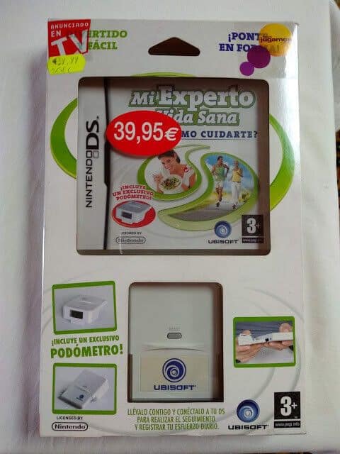 Mi Experto en Vida Sana para Nintendo DS CON PODOMETRO Nuevo y precintado Pal