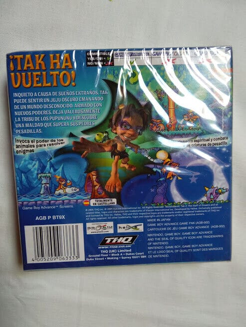 TAK 2 EL BASTON DE LOS SUEÑOS para Gameboy Advance nuevo y precintado - Imagen 3