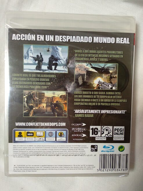 Conflict Denied OPS completamente en castellano PS3 Nuevo y Precintado PAL - Imagen 3
